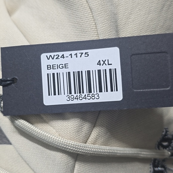 LeftPoint Cream Rinstone Hoddie. - Picture 2 of 5